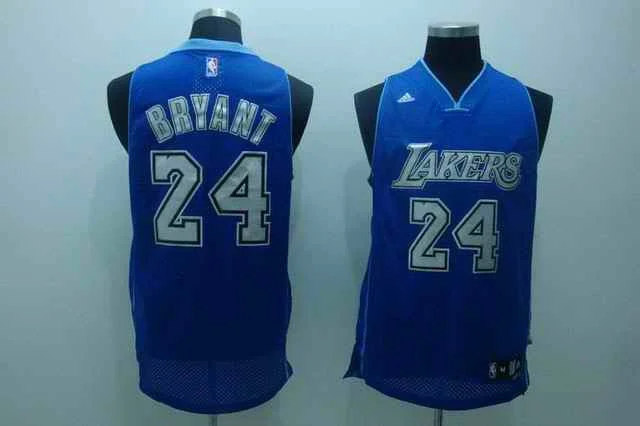 Lakers 24 Kobe Bryant Blue Basketball Jerseys