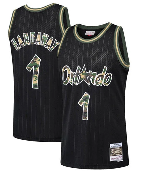 Men's Orlando Magic Active Player Custom Black Stitched Basketball Jersey