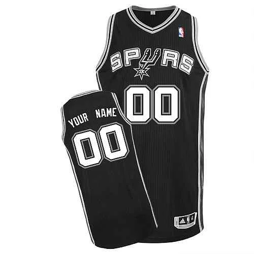 San Antonio Spurs Custom black Road Basketball Jersey